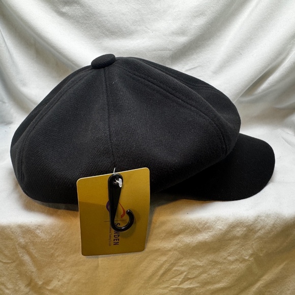 Black Newsboy Hat 8 Panel Benny from Supernatural Inspired Peaky Blinders Gatsby - Picture 2 of 5